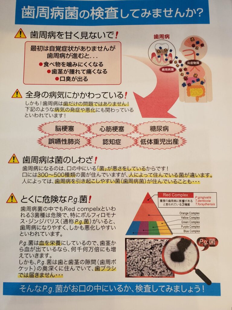 歯周病菌検査　オルコアについて